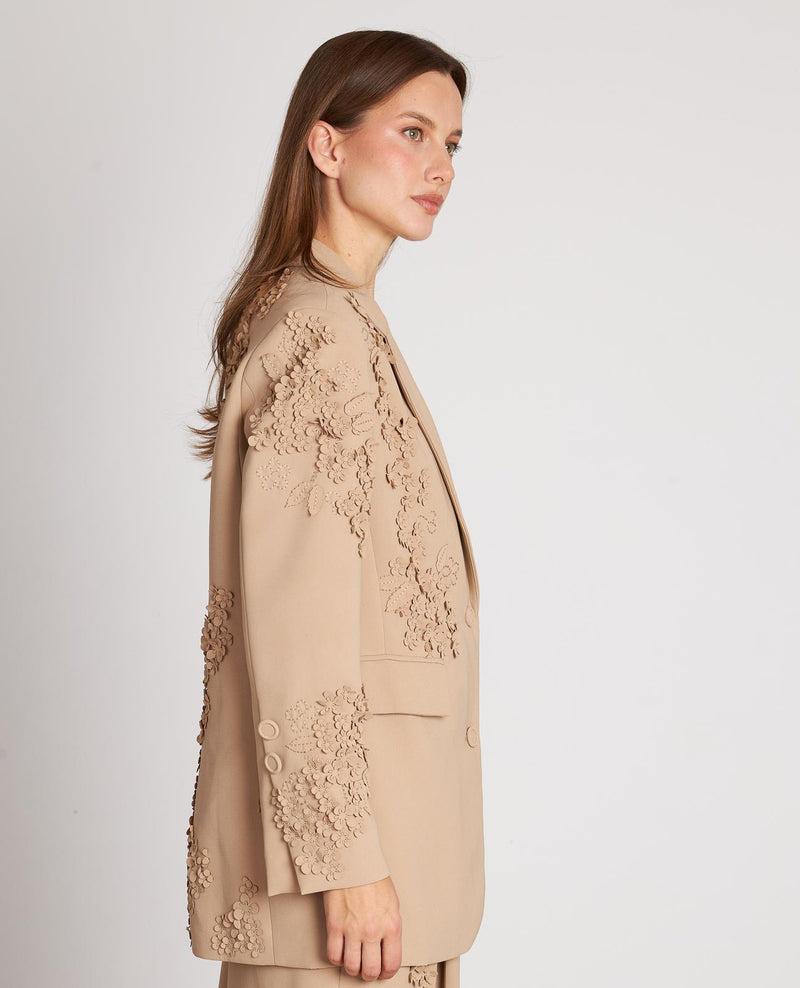 BLAZER FLORES BORDADAS