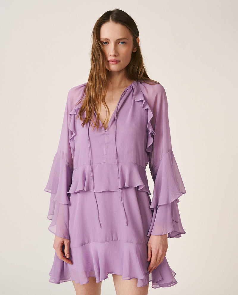 VESTIDO MANGA ACAMPANADA