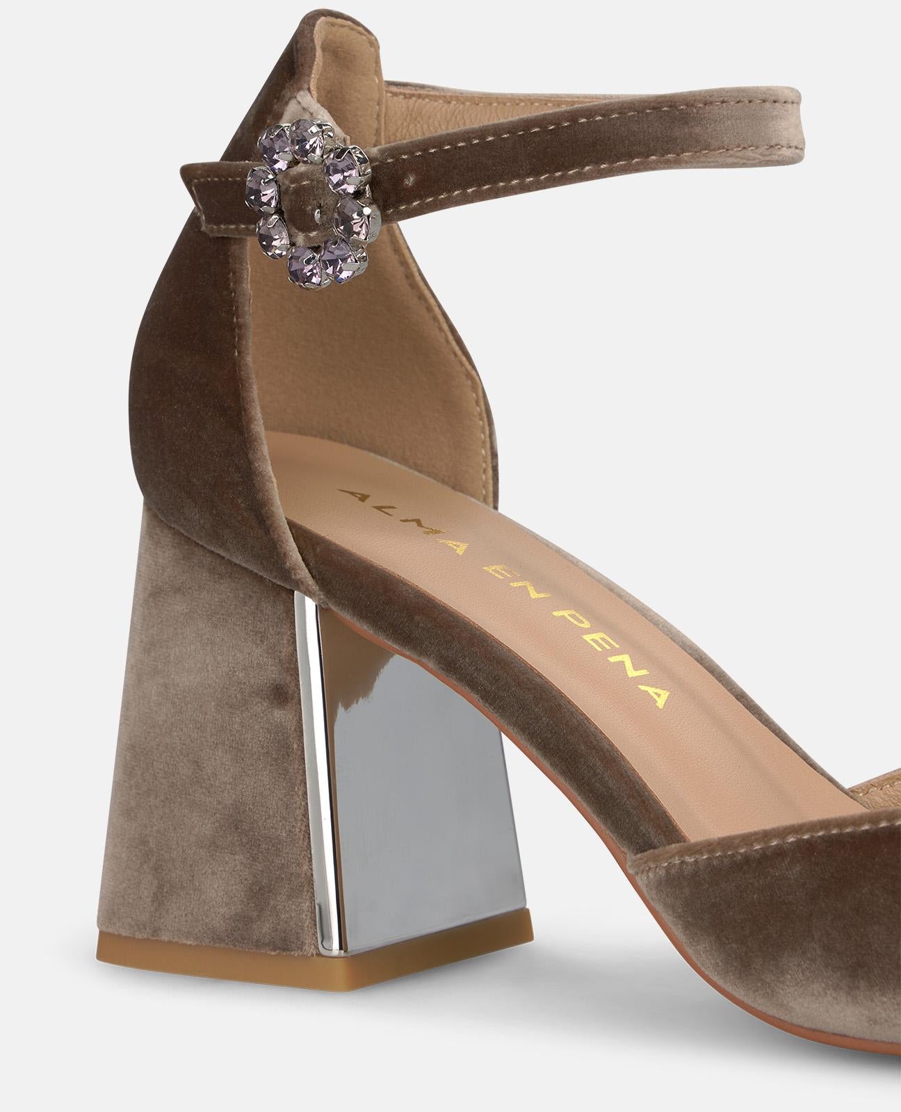 ZAPATO SALÓN DE TERCIOPELO