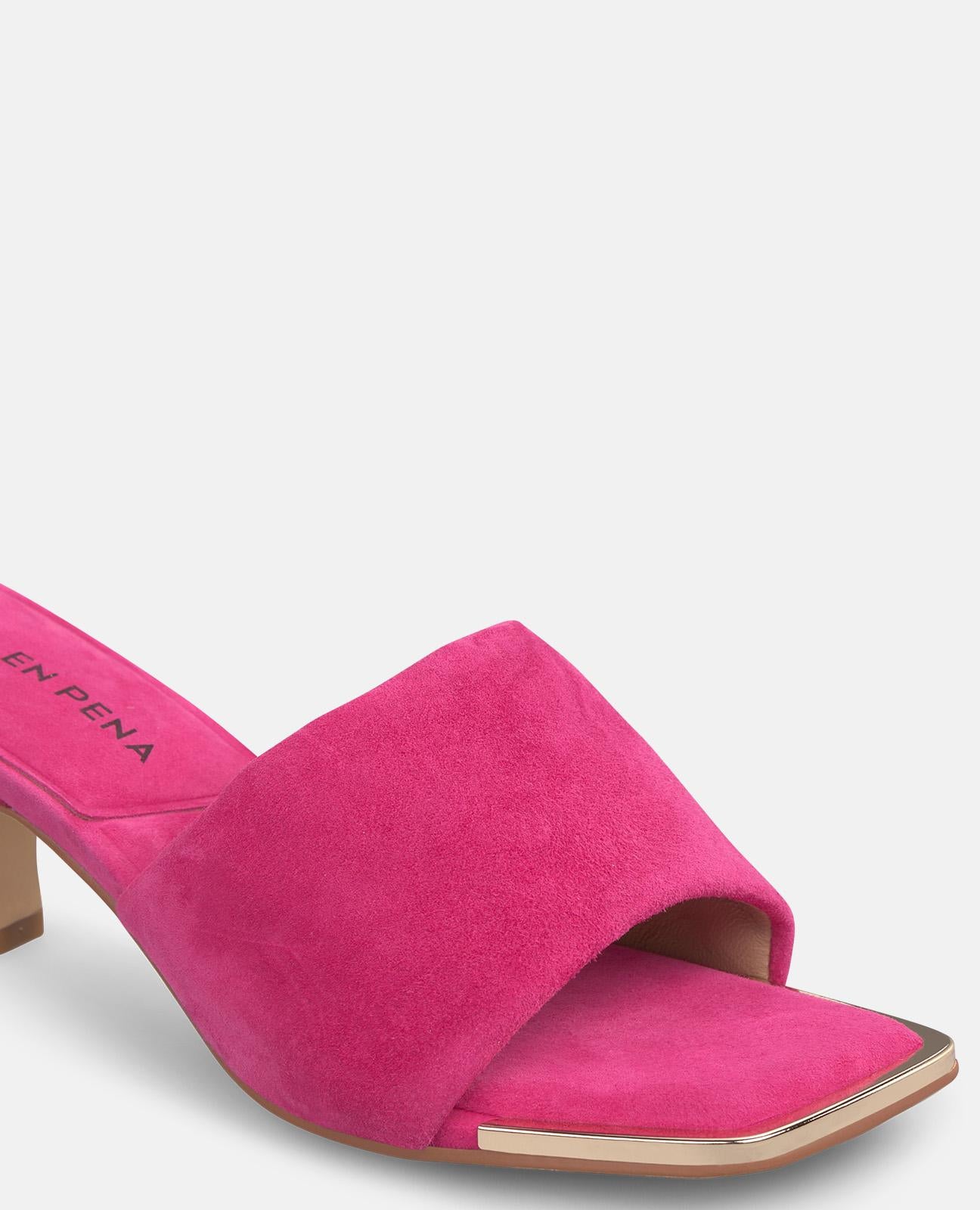 SANDALIA TACON MEDIO TIRA ANCHA