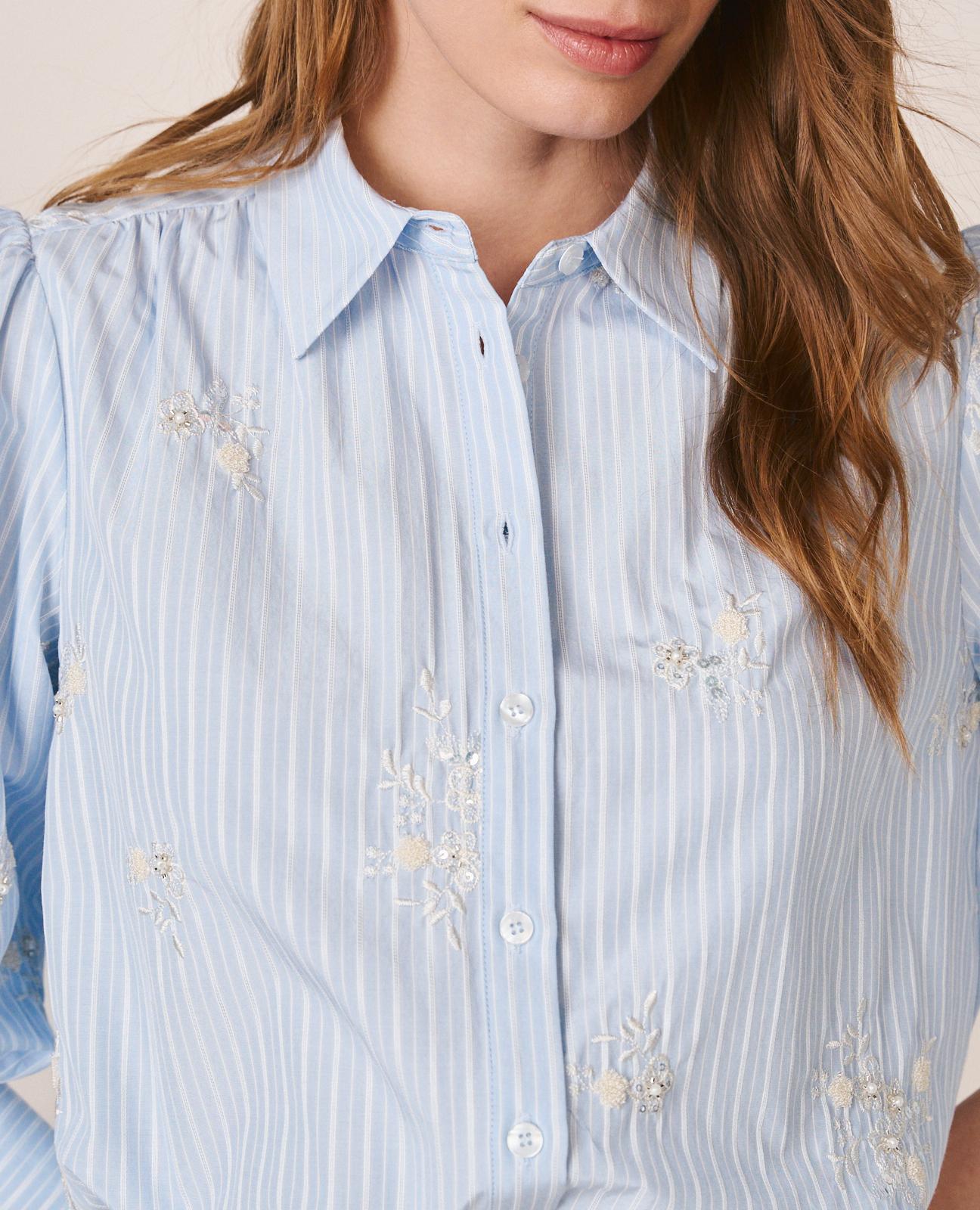 CAMISA POPELÍN RAYAS