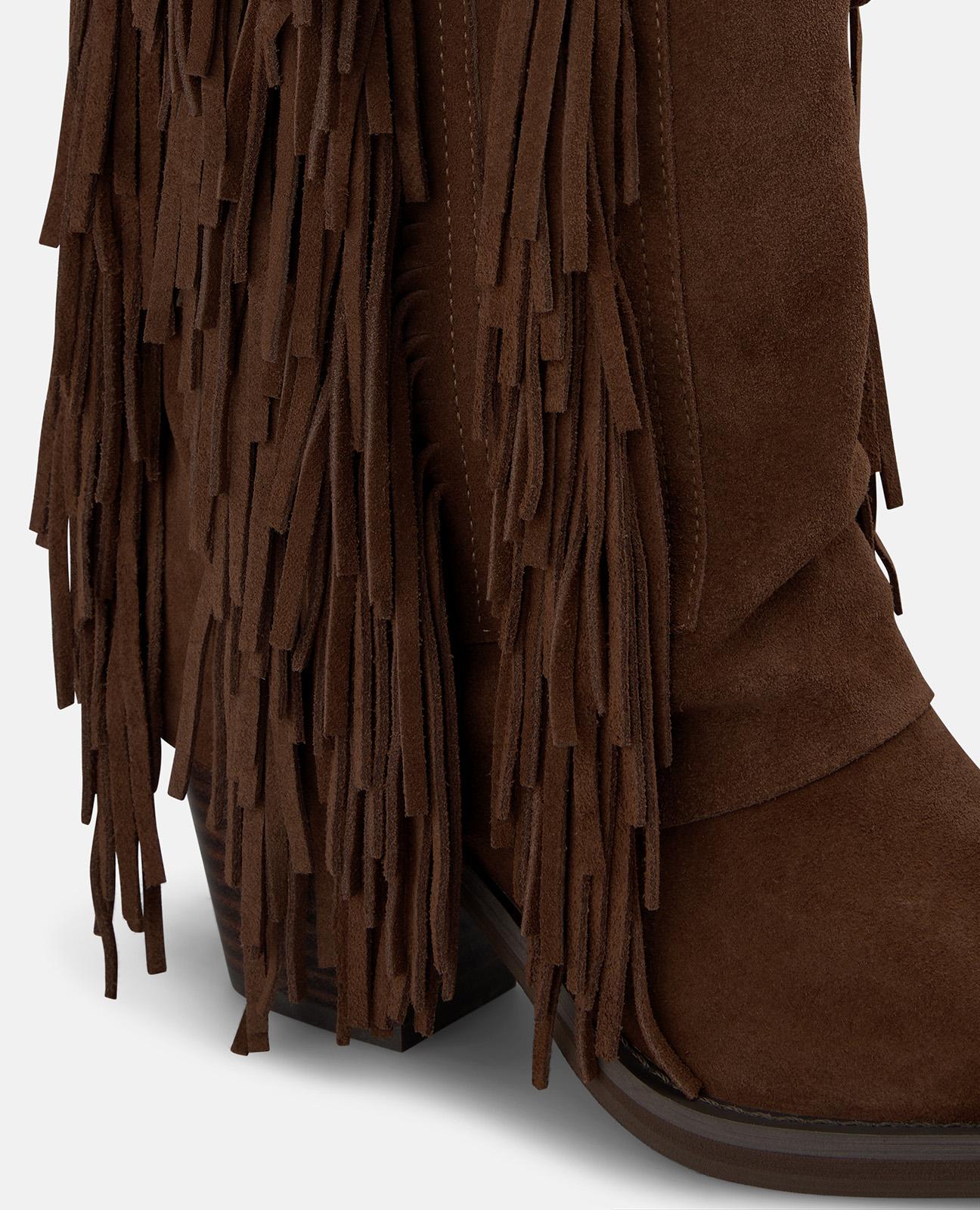 BOTA COWBOY DE ANTE CON FLECOS
