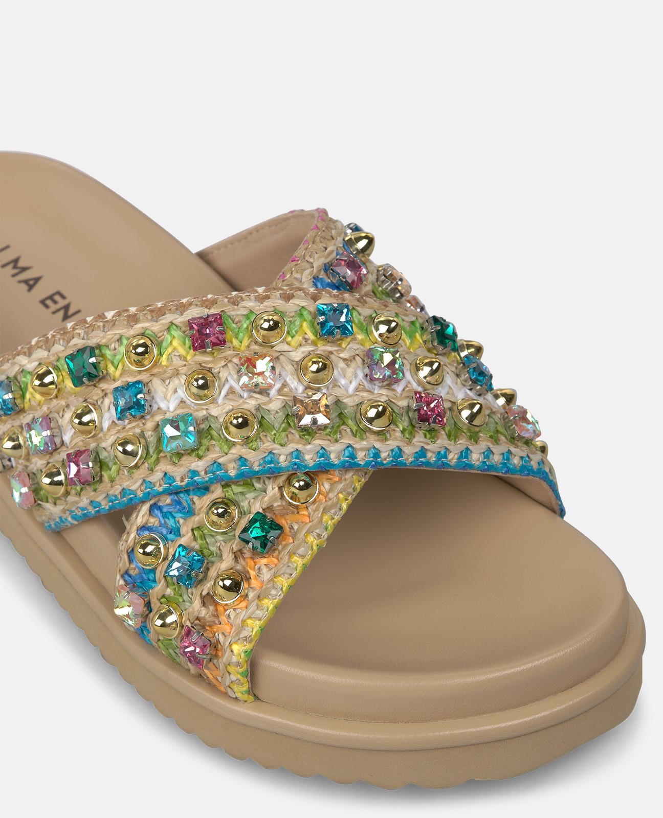 SANDALIA DOBLE TIRA CRUZADA