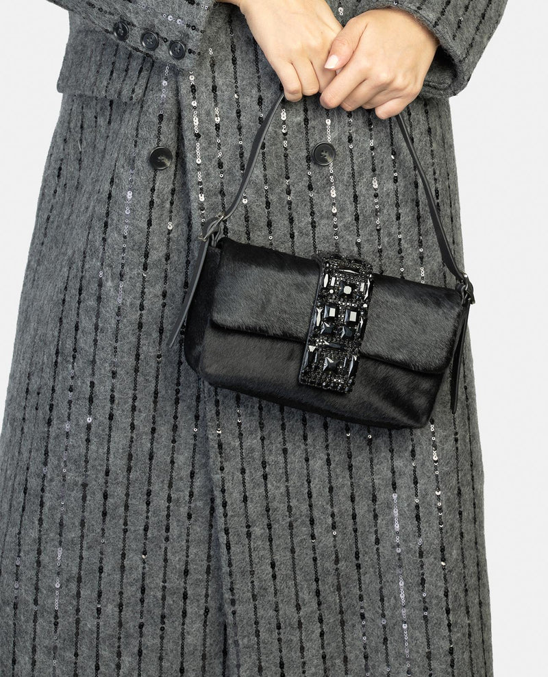 RING BAG WITH RHINESTONES