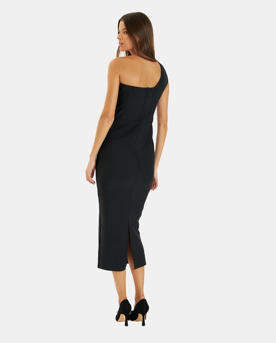 ROBE LONGUE ASYMÉTRIQUE