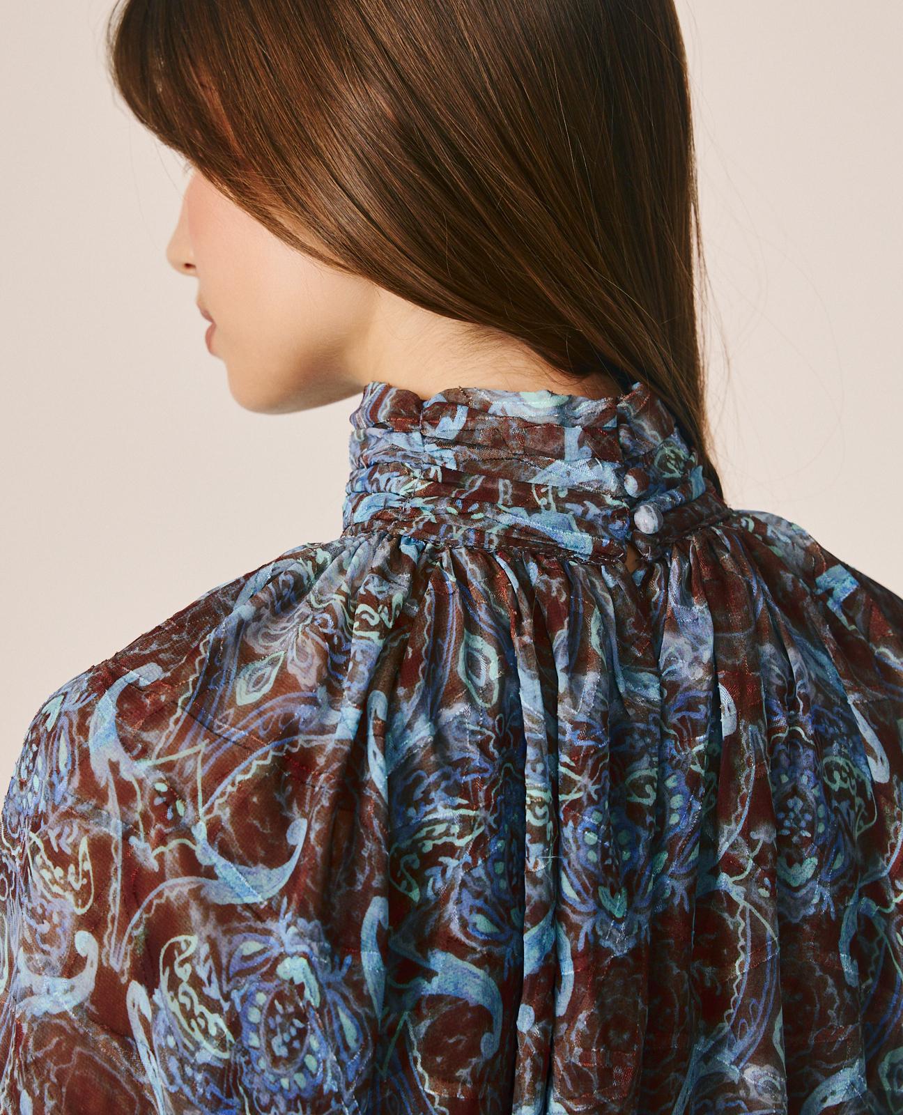 BLUSA GASA ESTAMPADO PAISLEY