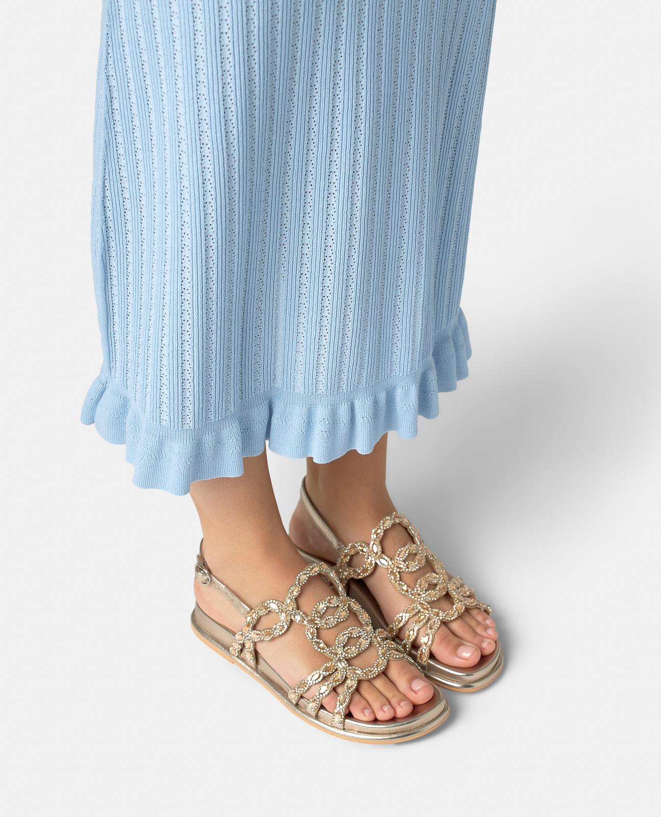 SANDALIA PLANA TRANSFER