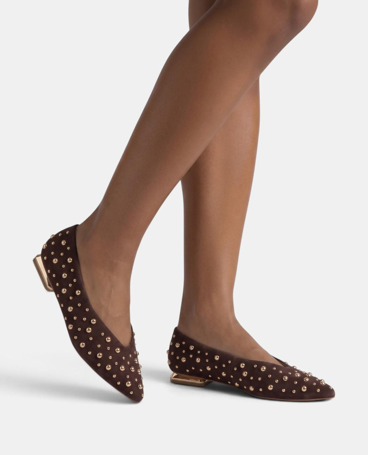 BAILARINA NAPA CON TACHAS METÁLICAS