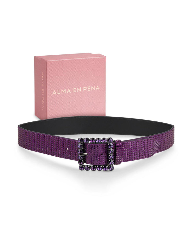 GÜRTEL MIT STRASSSTEINEN BESETZT