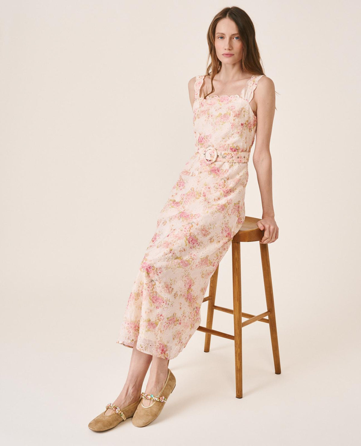 LONG FLORAL DRESS