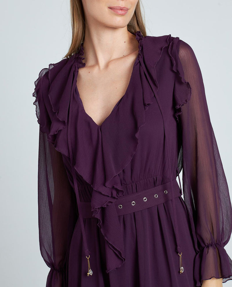 VESTIDO VOLANTES CINTURÓN