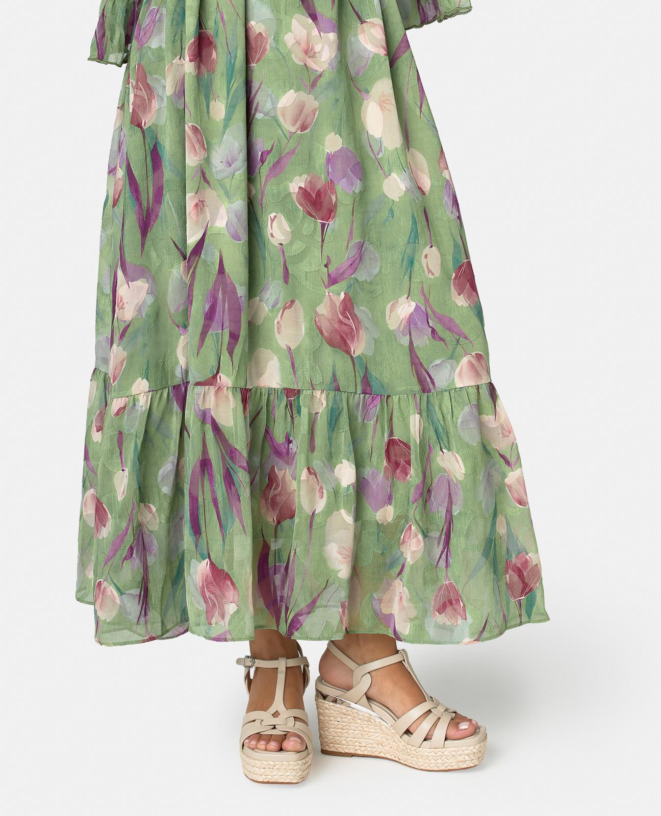 SANDALIA CUÑA ESPARTO MULTIPLE TIRAS