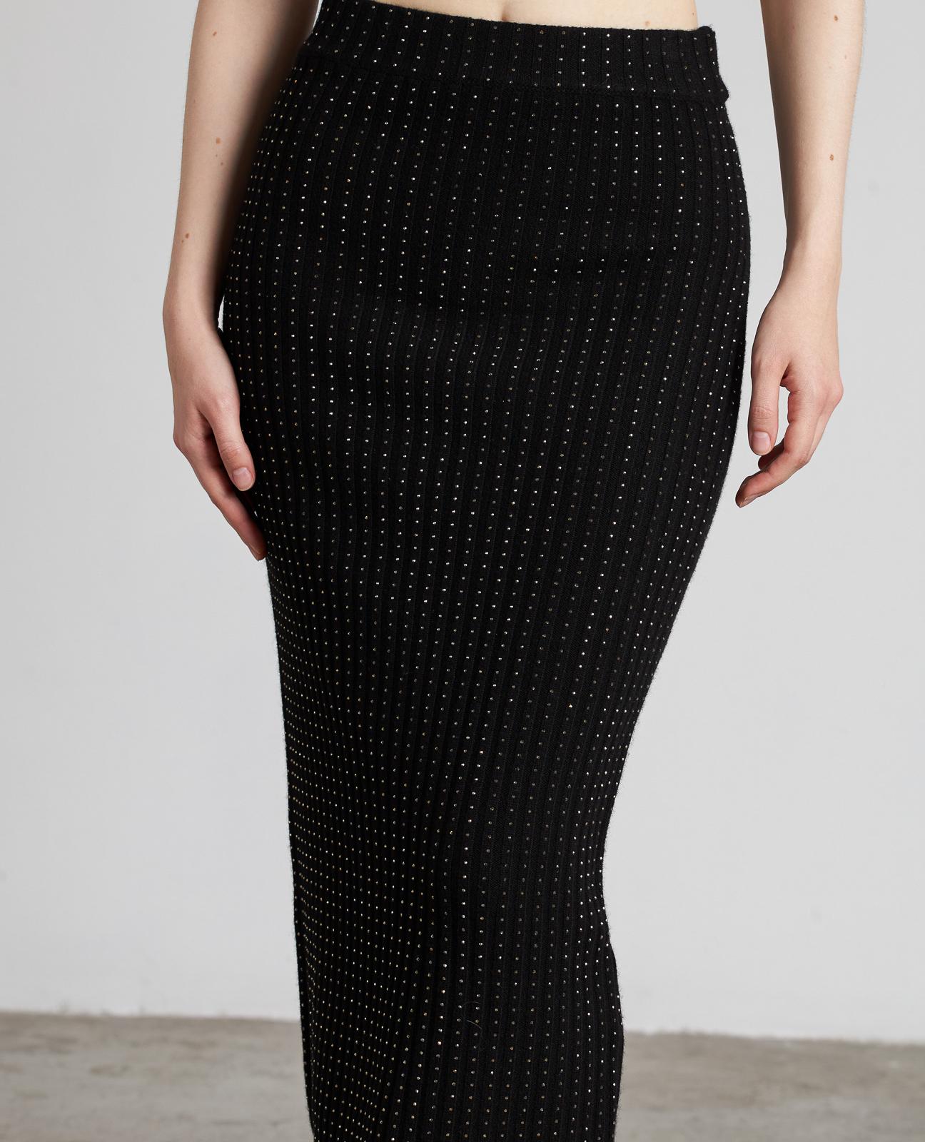 JUPE TRICOTÉE BRILLANTE