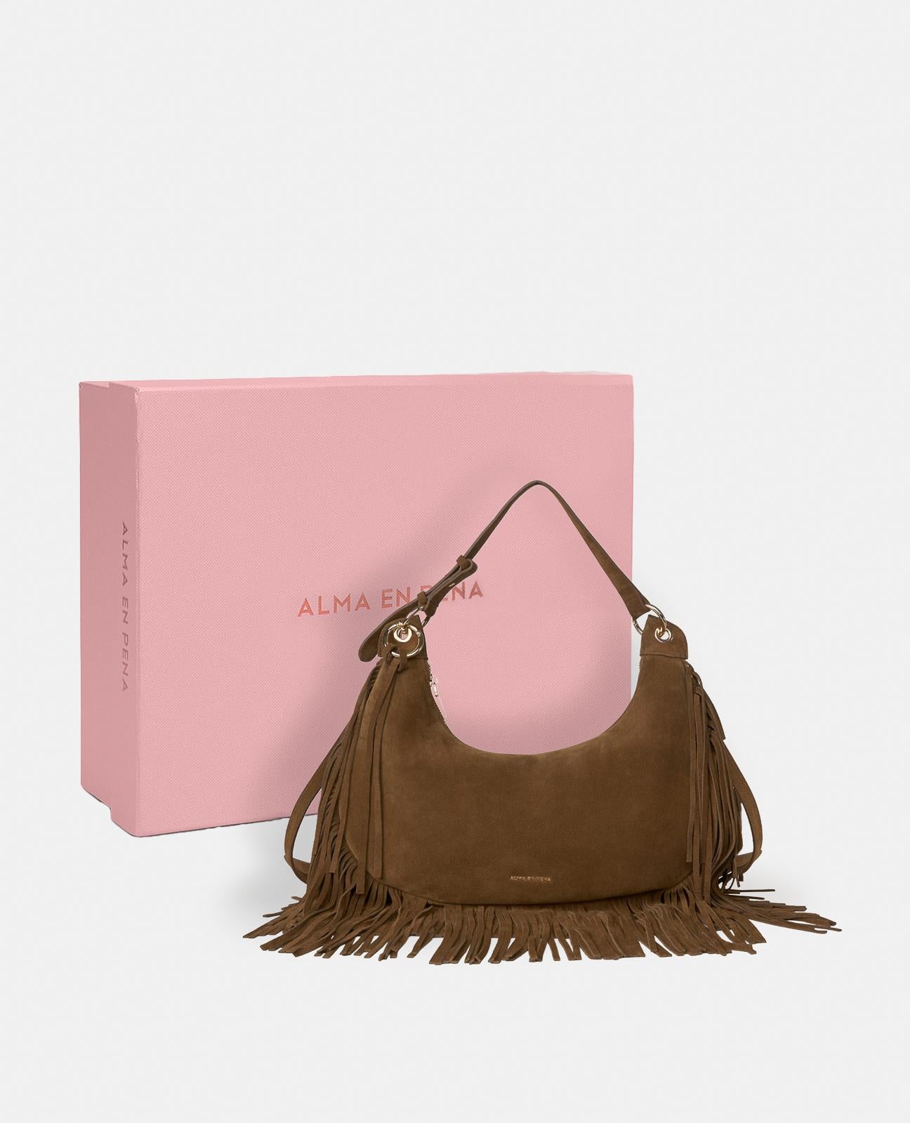 FRINGED SHOULDER BAG