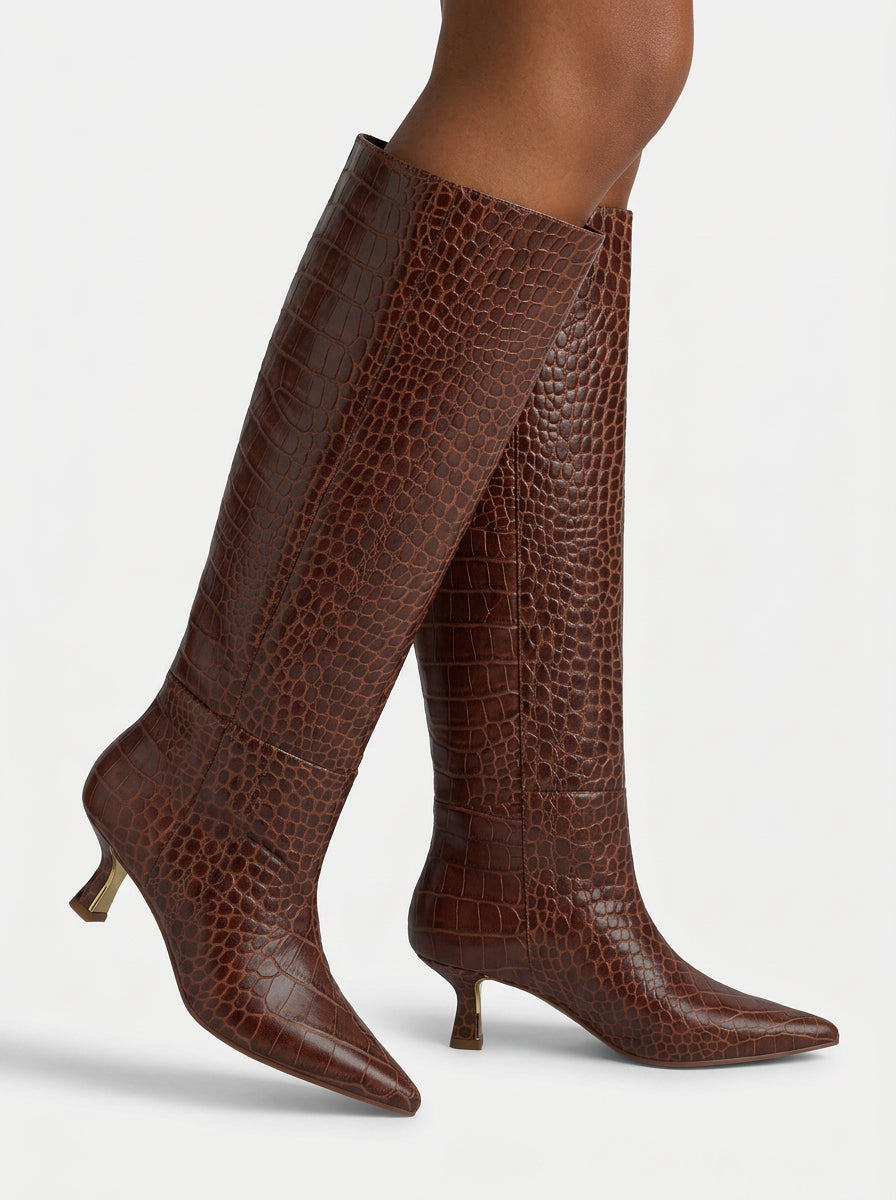 BOTA DE PIEL ANIMAL PRINT