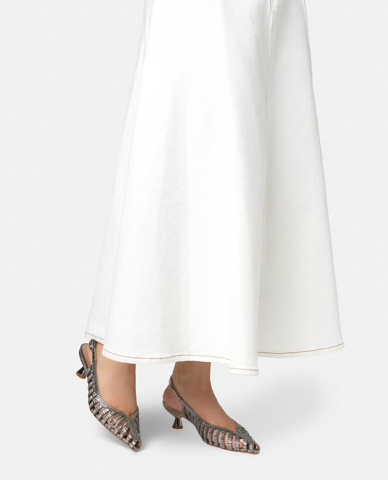 KITTEN HEEL SLIP-ON SHOE