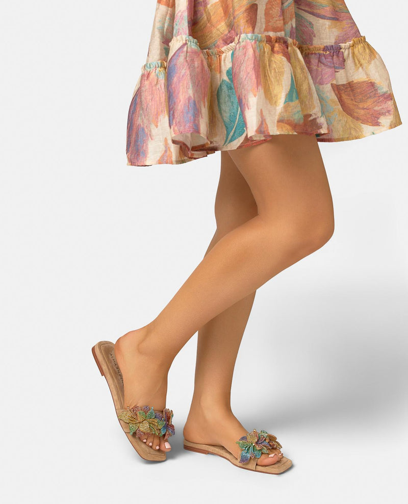 FLAT SANDAL FLOWERS