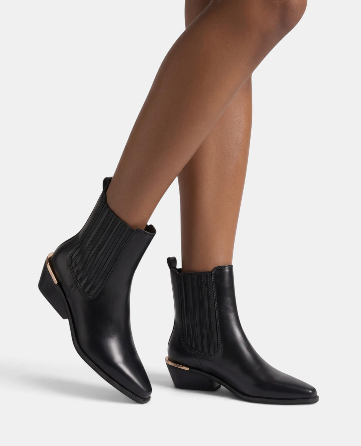 STIVALETTO CHELSEA IN PELLE