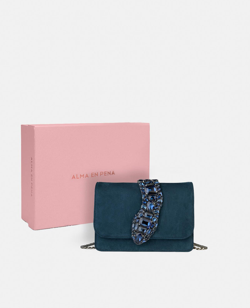 SNAKE FLAP SHOULDER BAG