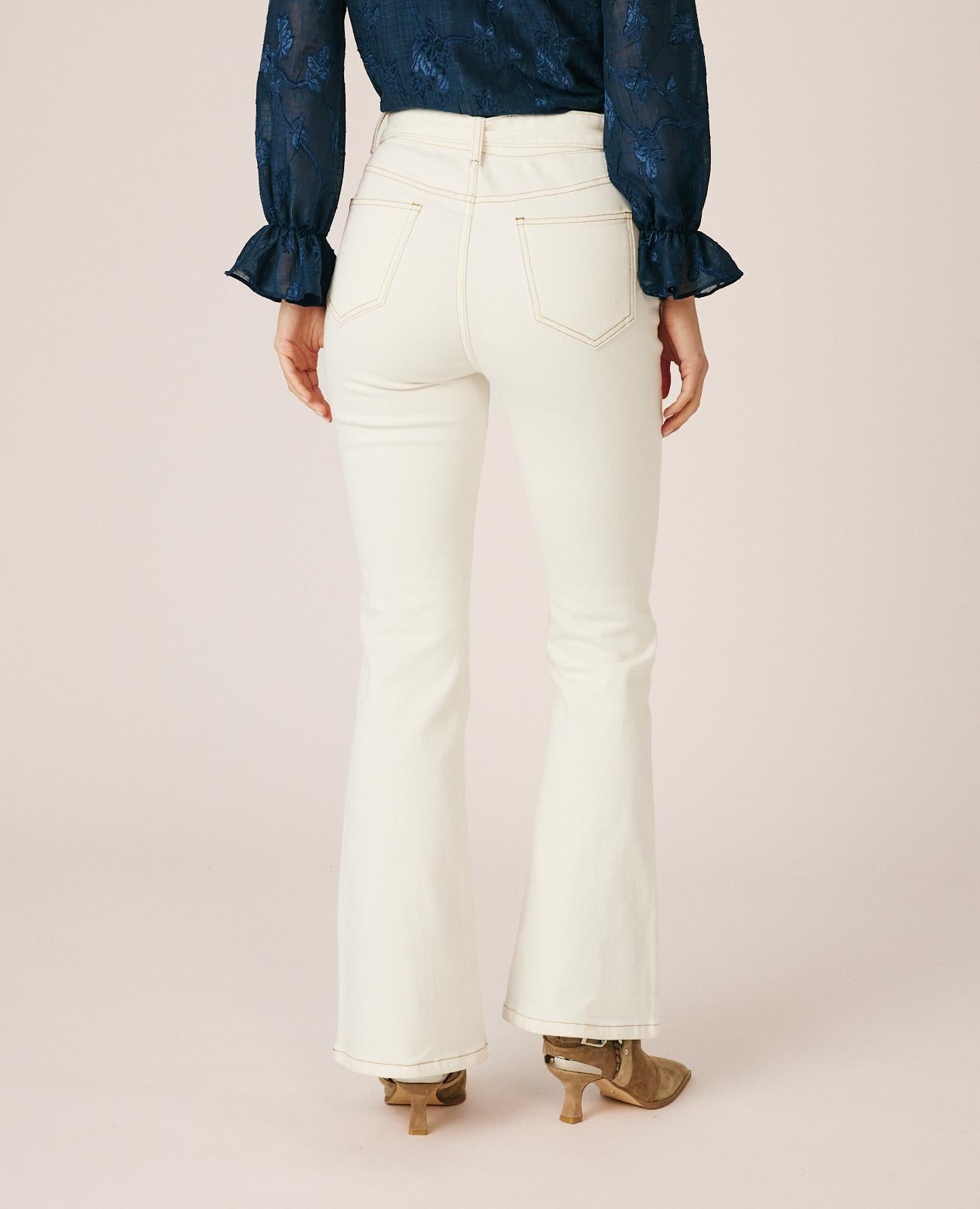 DEMIN FLARE PANTS