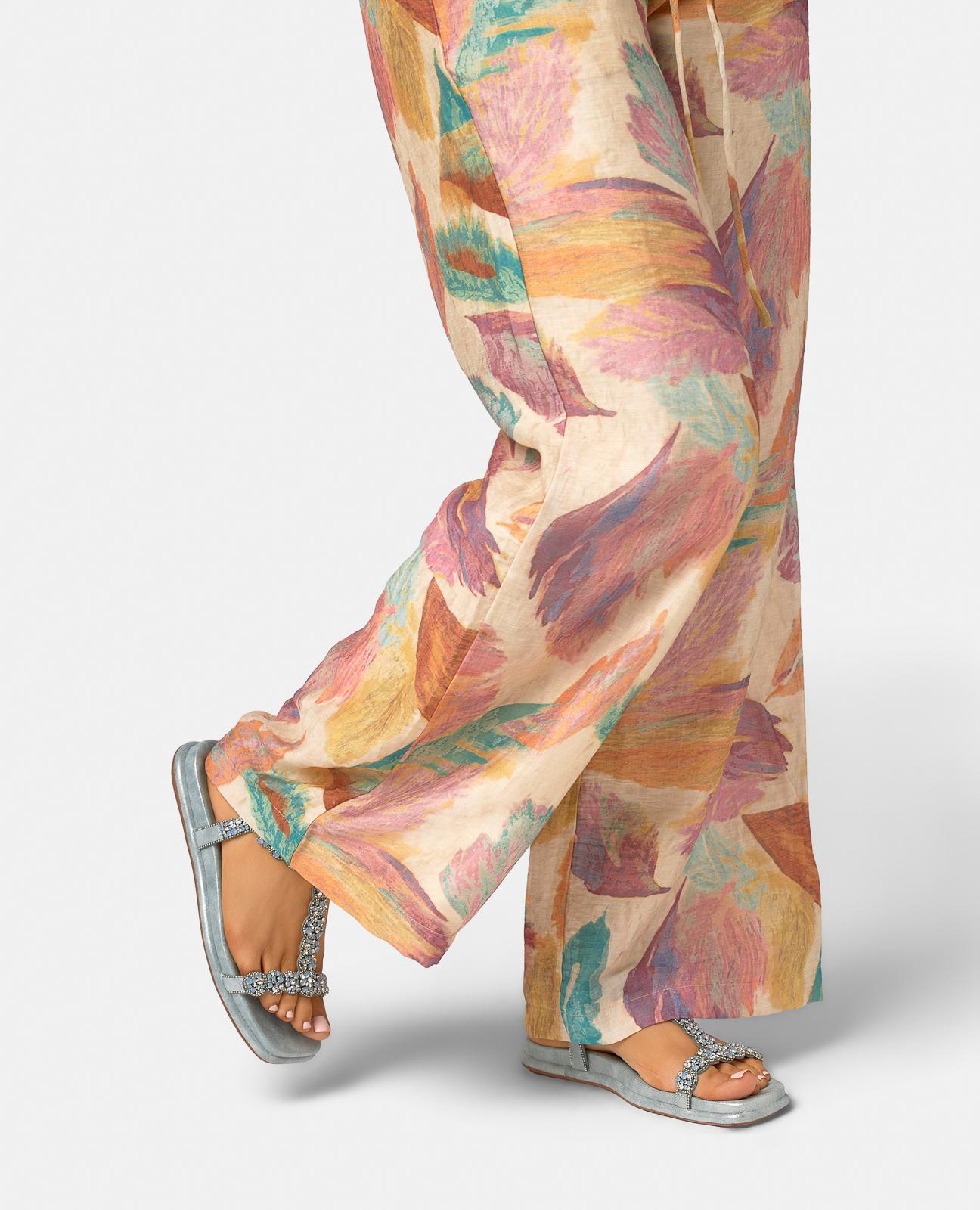 T-STRAP SANDAL WITH RHINESTONES