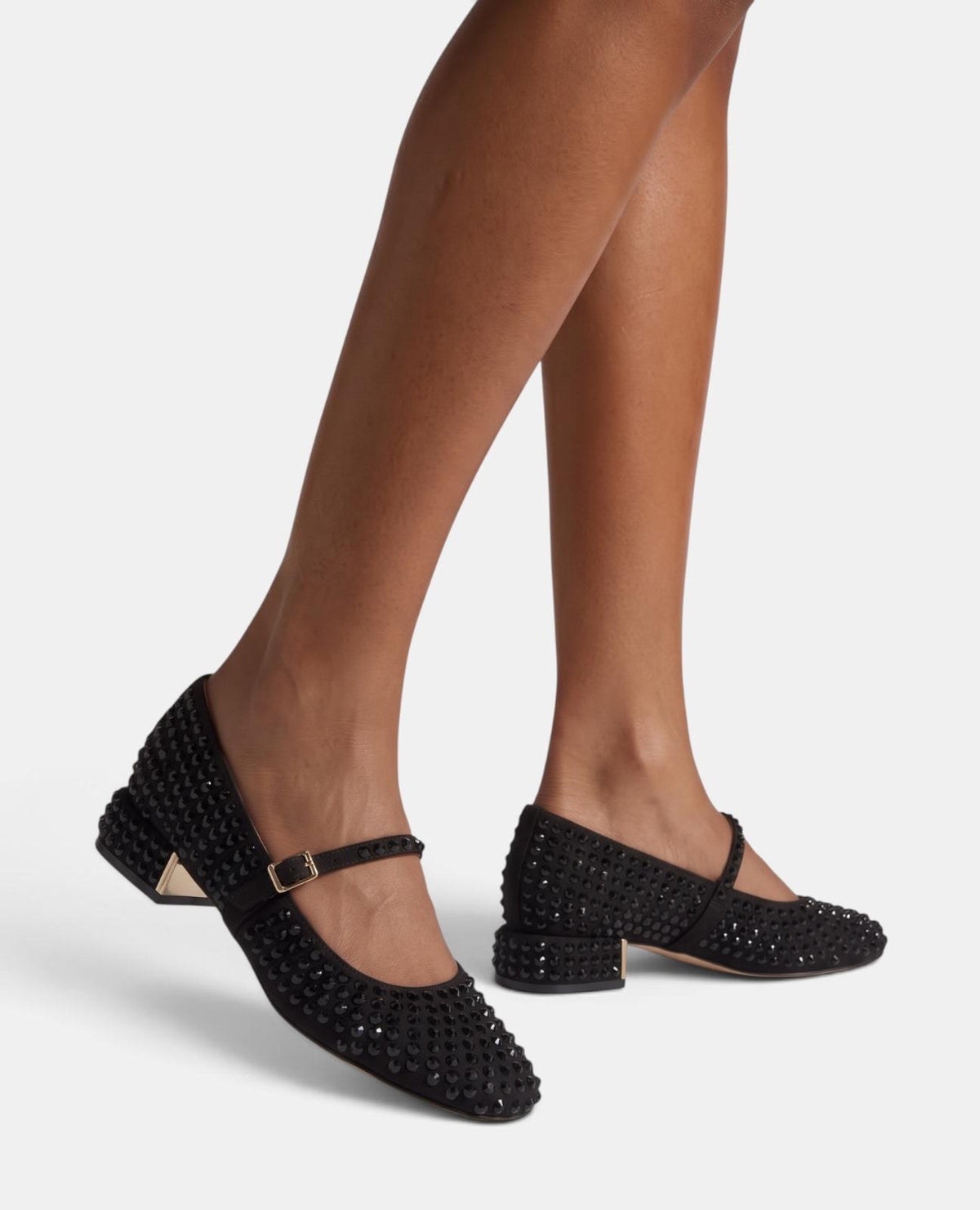 SUEDE SHOES WITH Rhinestones