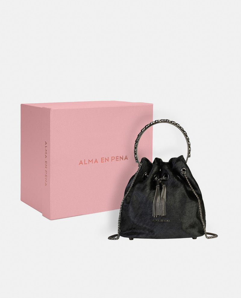 BOWLER BAG WITH PENDANT DETAIL