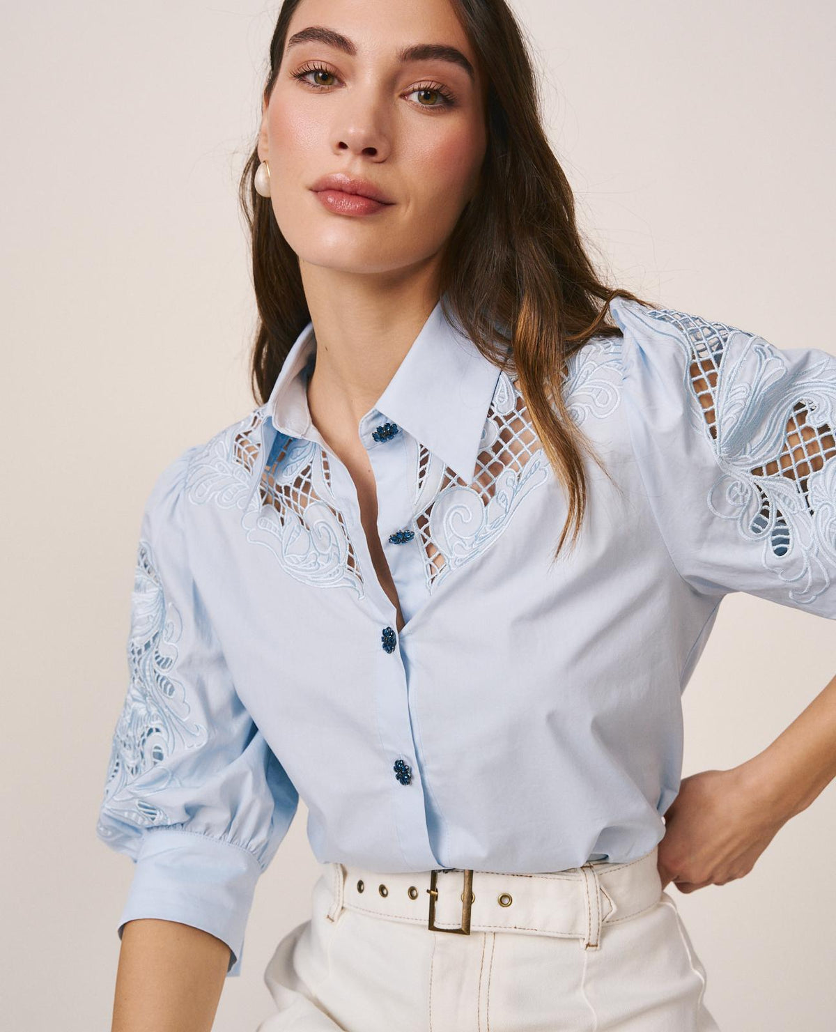 CAMISA POPELÍN ALGODÓN