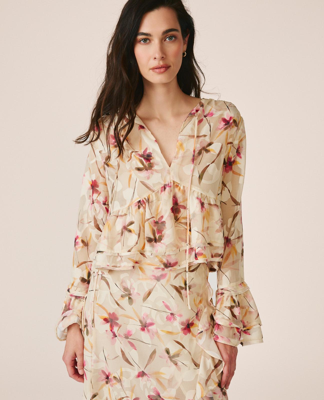 BLUSA FLUIDA FLORAL
