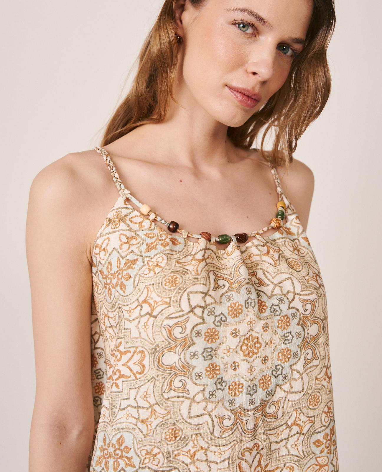 VESTIDO TIRANTES ESTAMPADO