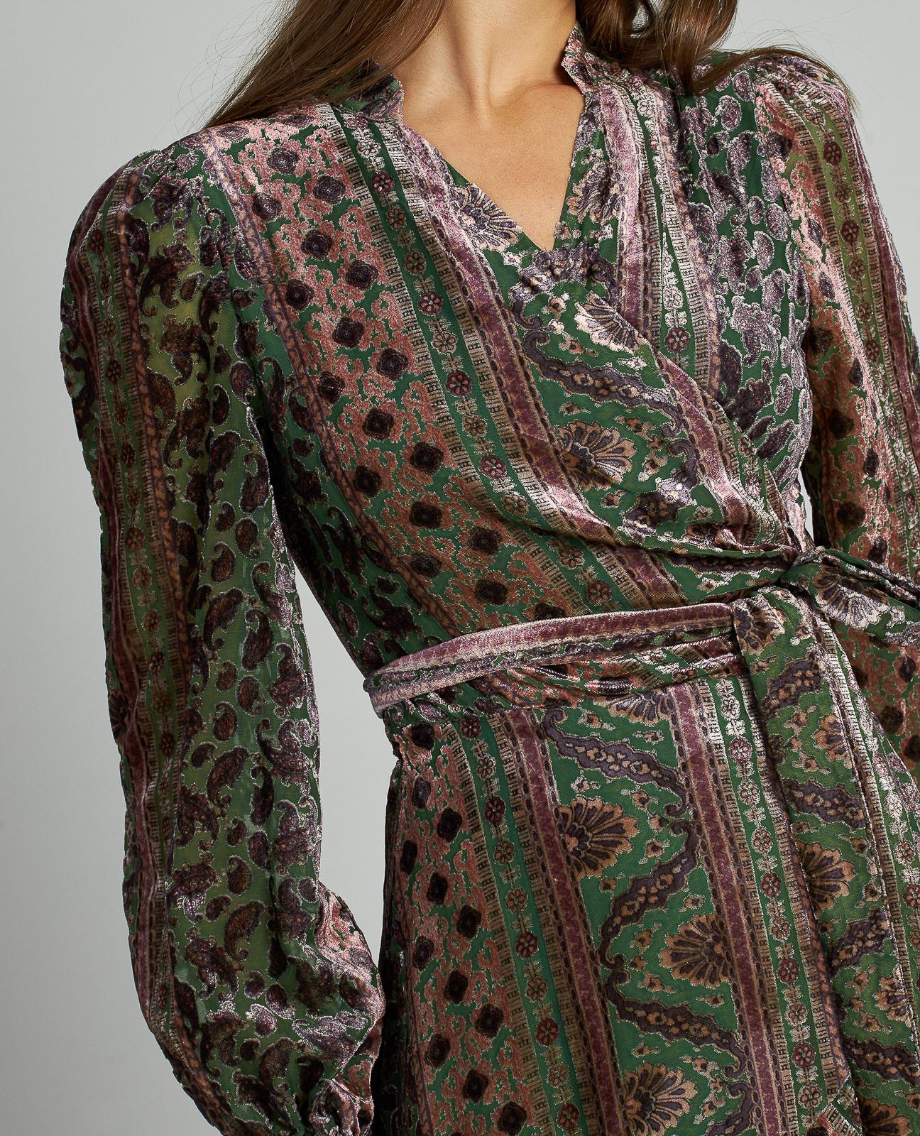 VESTIDO MIDI TERCIOPELO