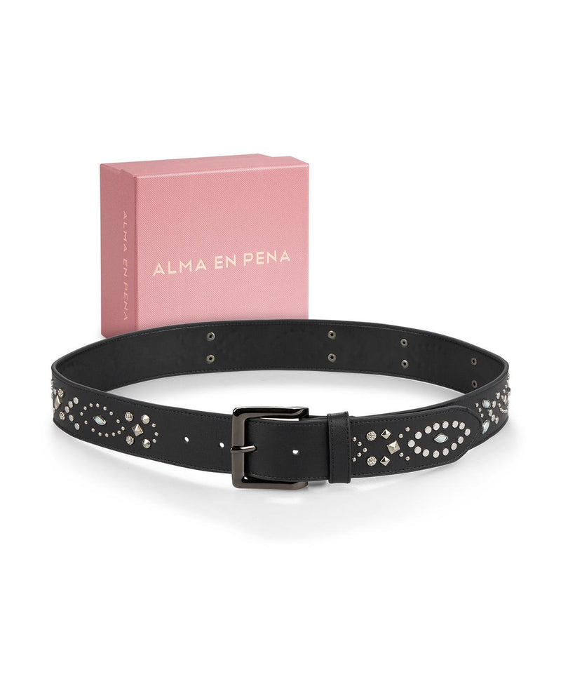CEINTURE CLOUTÉE EN STRASS