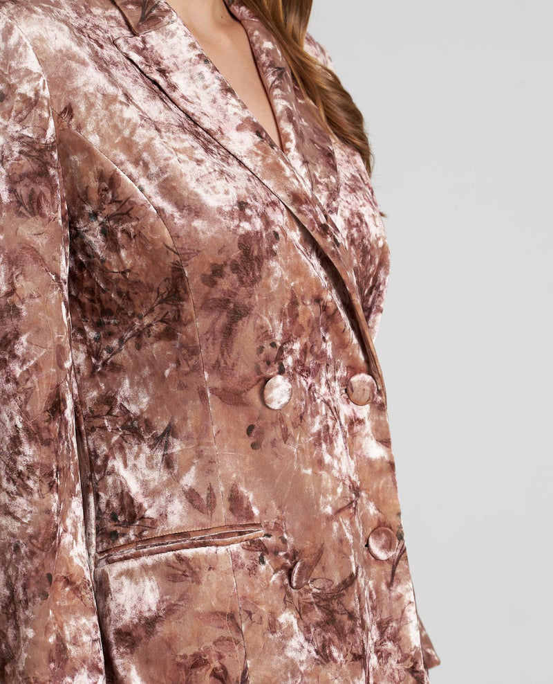 BLAZER CRUZADA TERCIOPELO