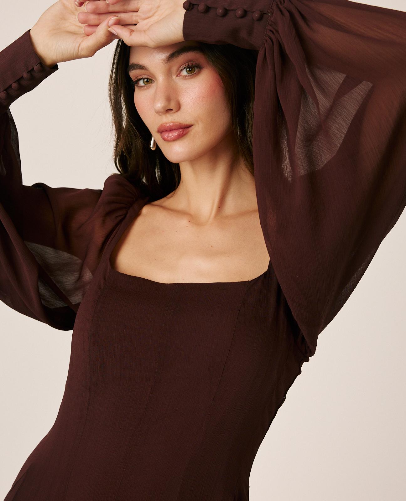VESTIDO LARGO GASA