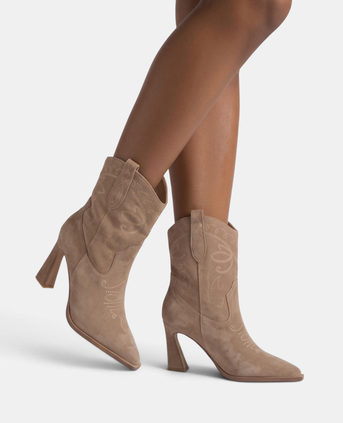 STIVALETTO COWBOY IN PELLE