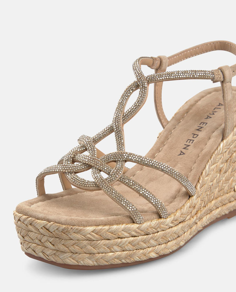 CUÑA TIRAS ENTRELAZADAS