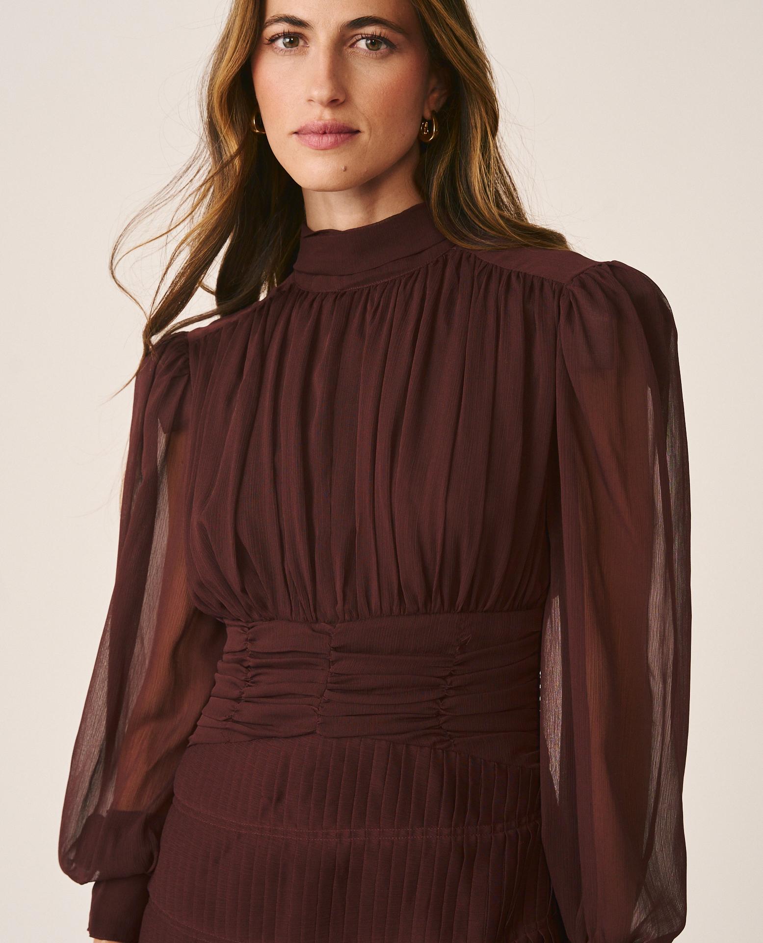 VESTIDO MINI GASA LISO