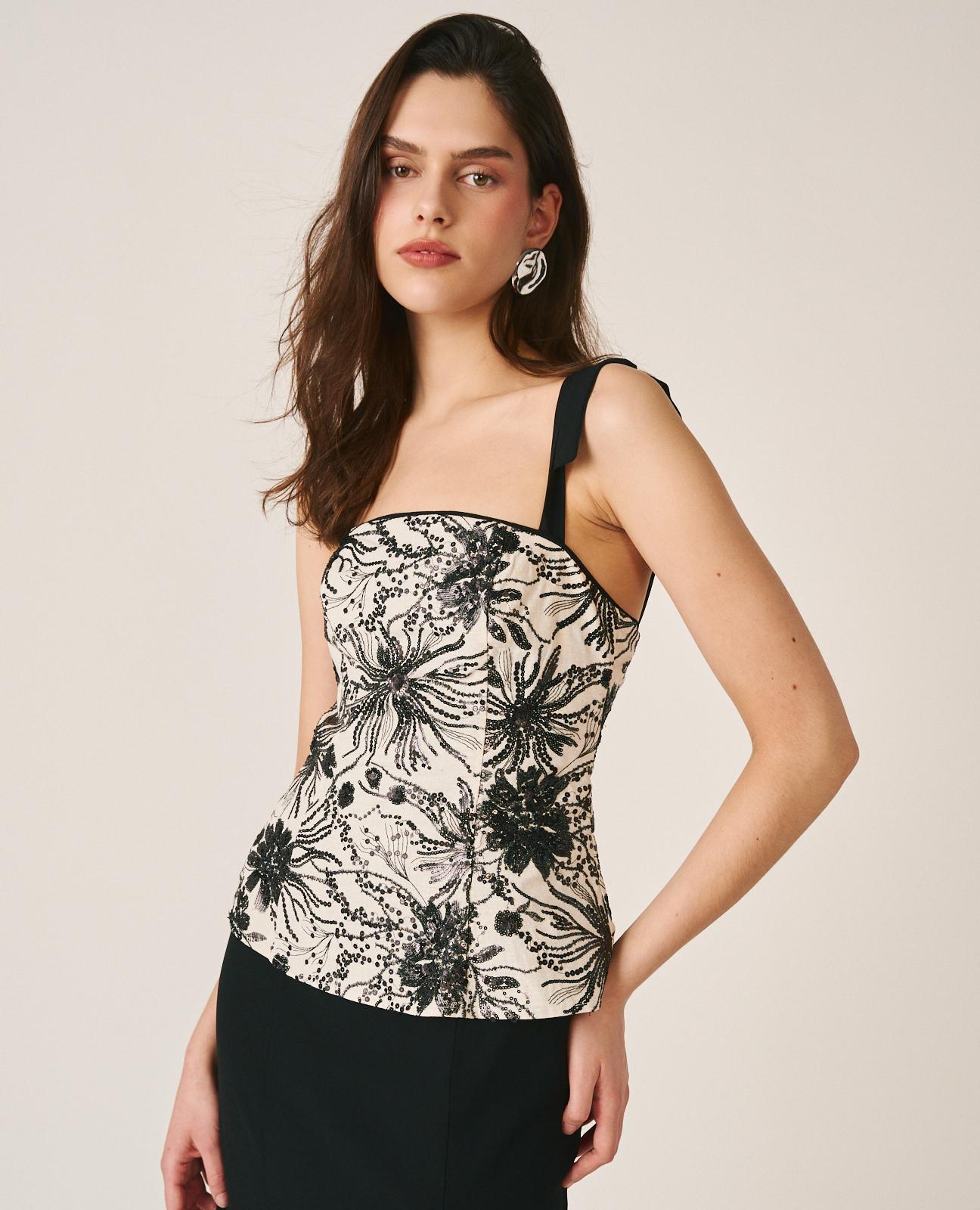 VESTIDO BORDADO LENTEJUELAS