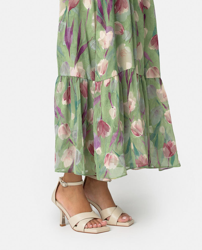 CROSS-STRAP HEEL SANDAL