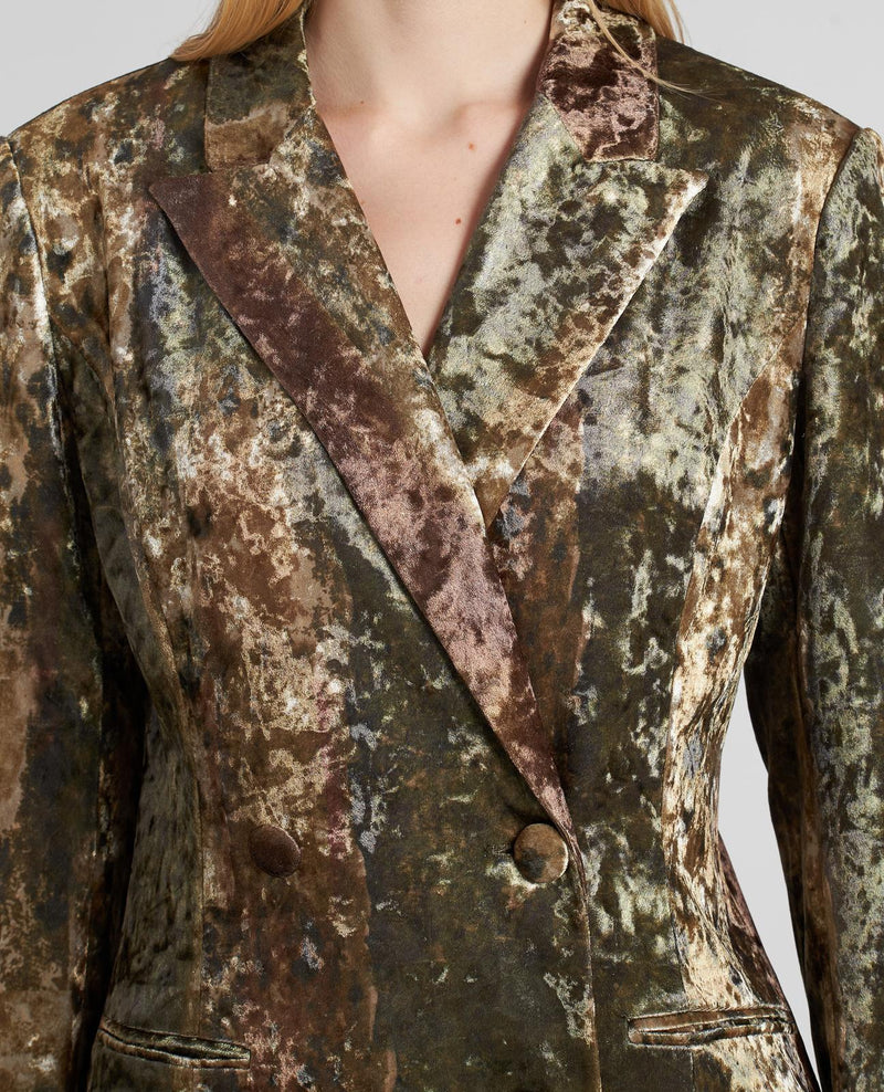 BLAZER CRUZADA TERCIOPELO