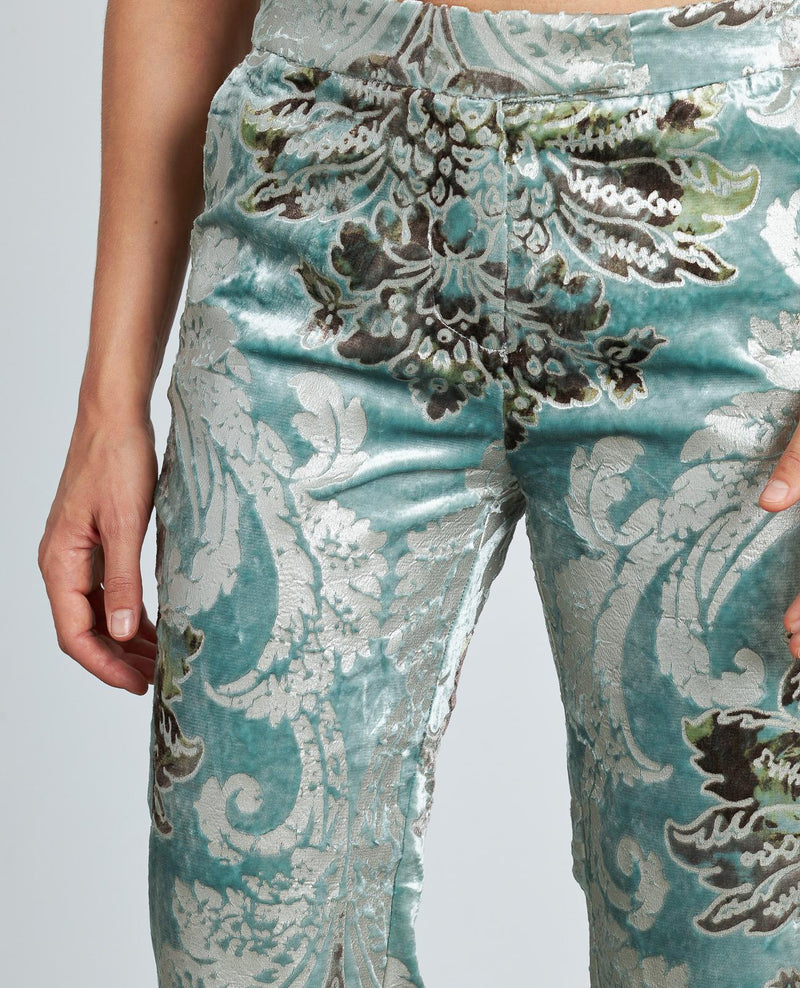 PANTALÓN RECTO EFECTO TERCIOPELO