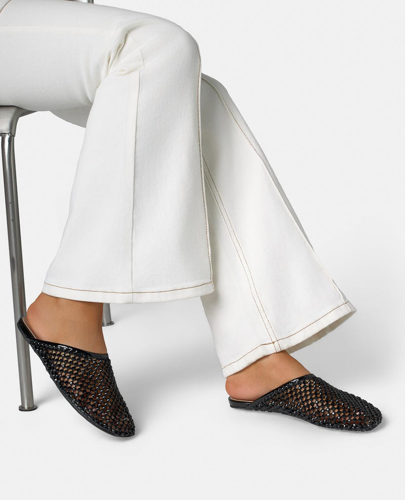 SANDALIA PLANA MULE MALLA