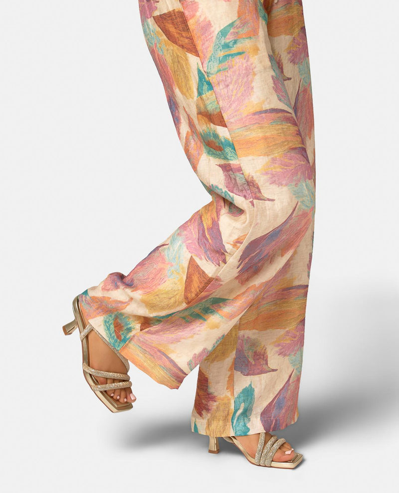 SANDALIA DE TIRAS DIAGONALES METALIZADA