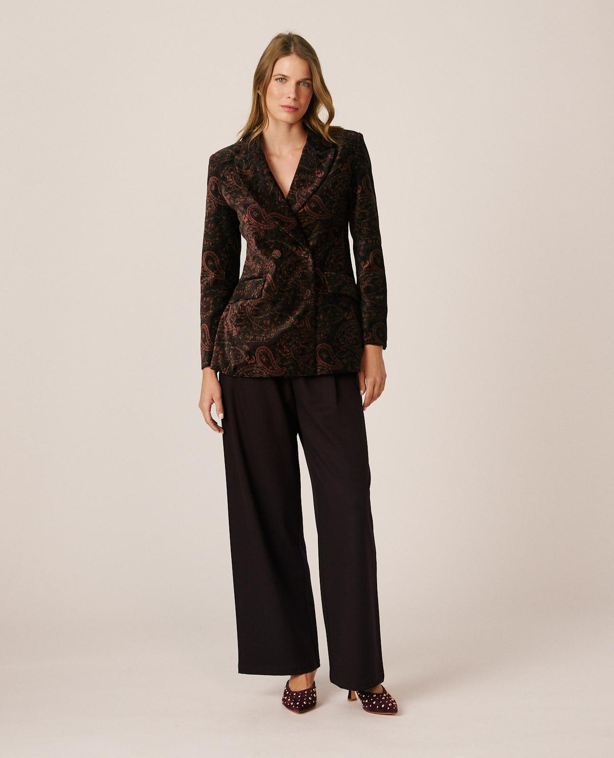 BLAZER TERCIOPELO PAISLEY