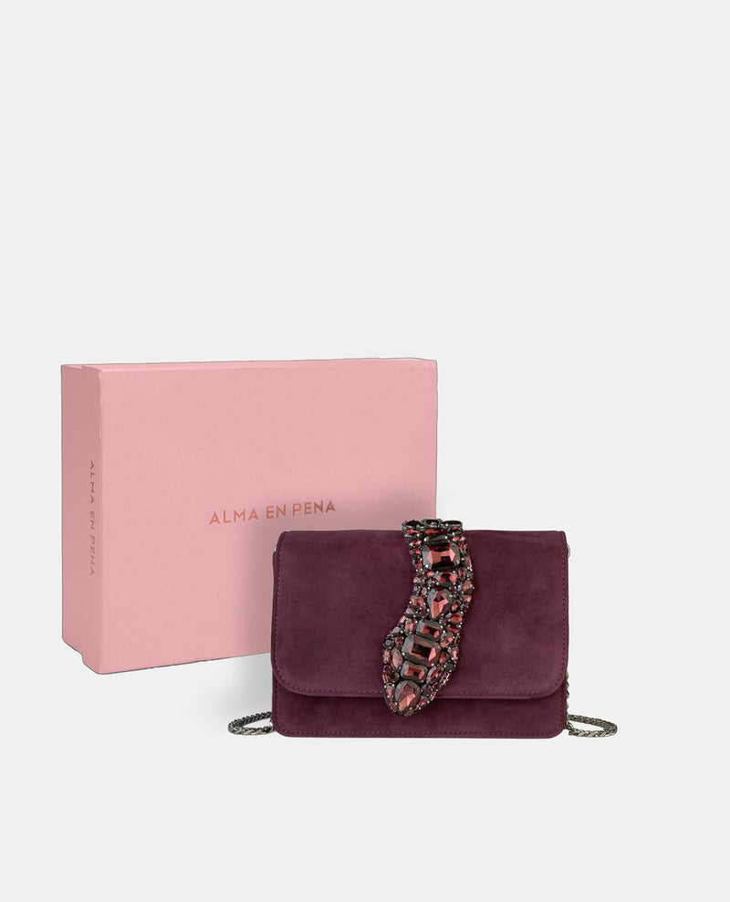 SNAKE FLAP SHOULDER BAG