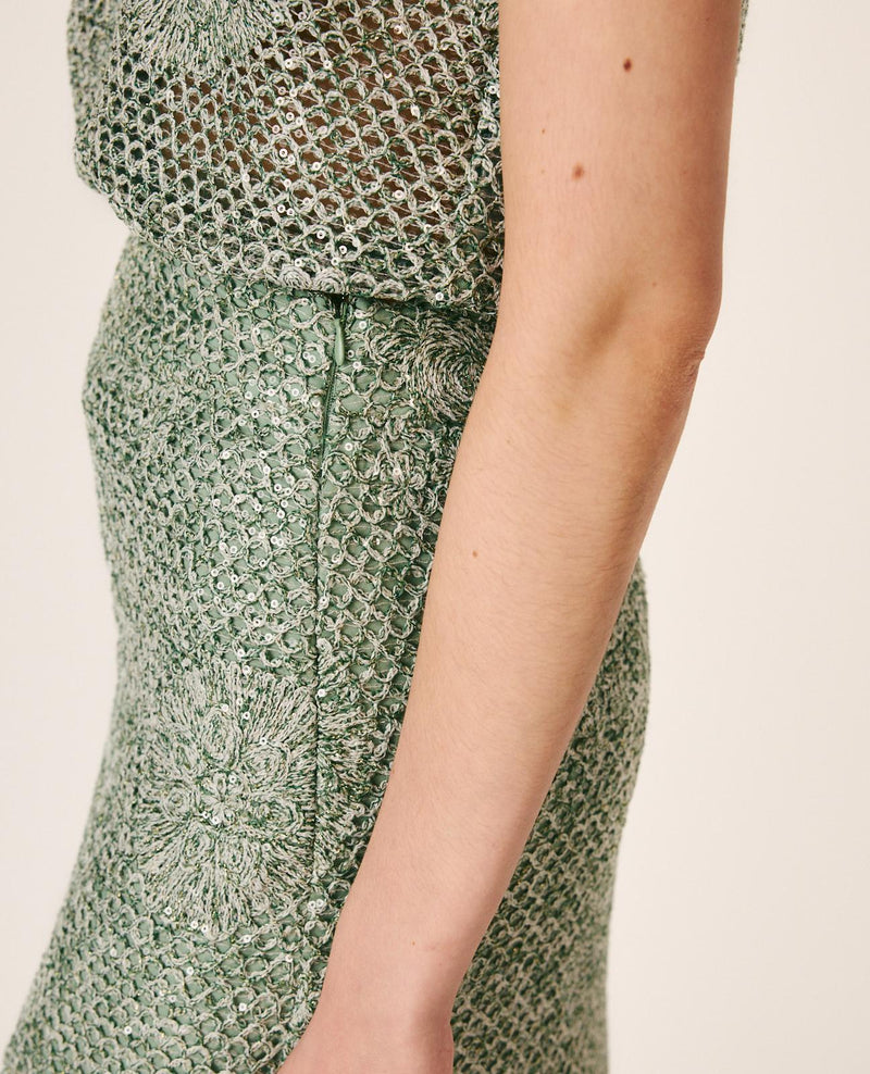 FALDA MIDI LENTEJUELAS