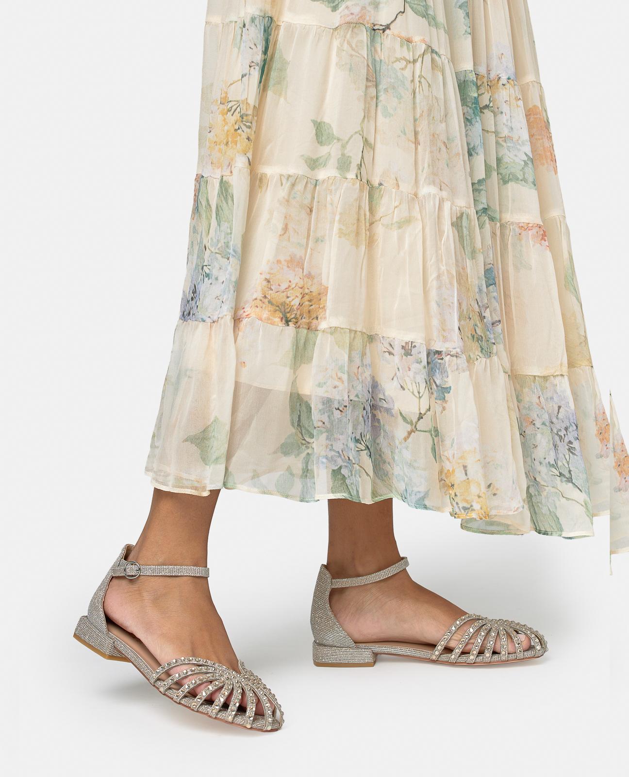 BAILARINA REJILLA PULSERA AL TOBILLO