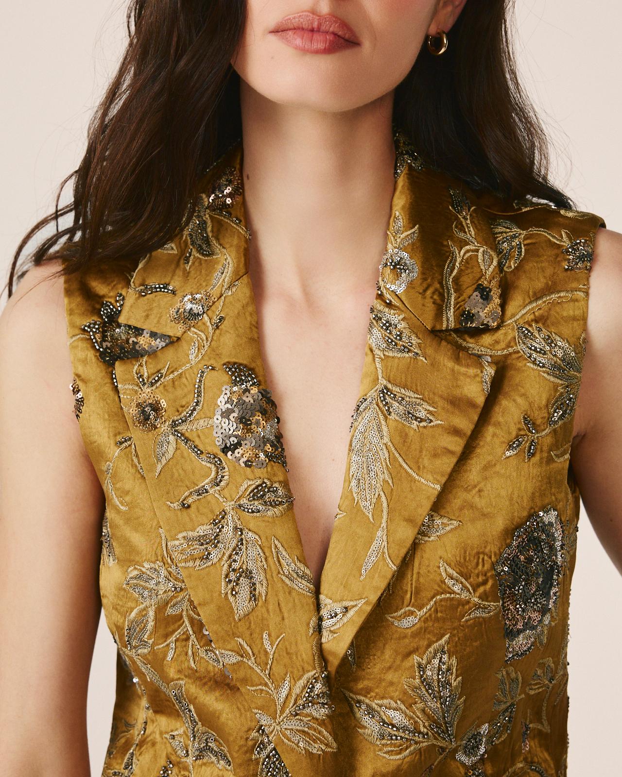 CHALECO FLORAL
