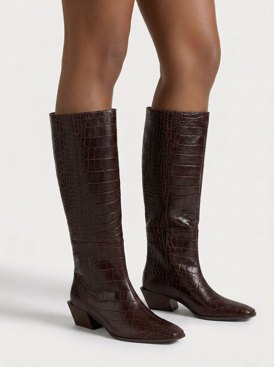BOTA DE PIEL ANIMAL PRINT
