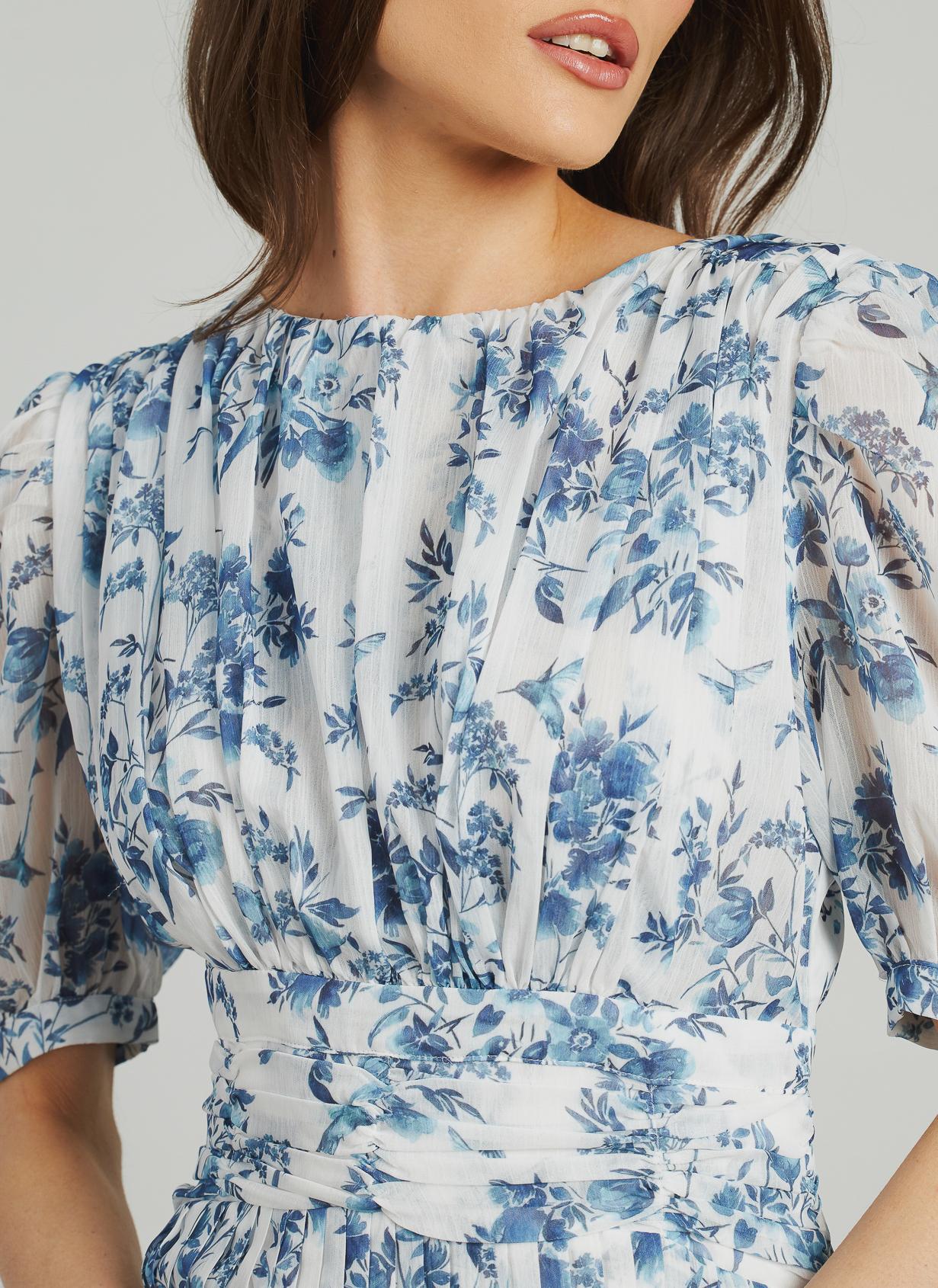 VESTIDO CORTO FRUNCES